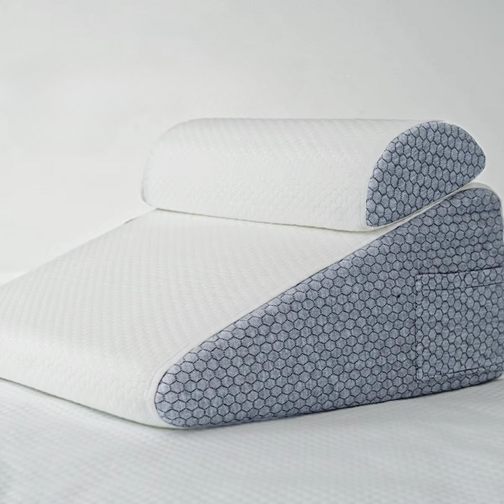 Kalsten | Dual Comfort Memory Foam Orthopedic Wedge Pillows with Breathable Covers