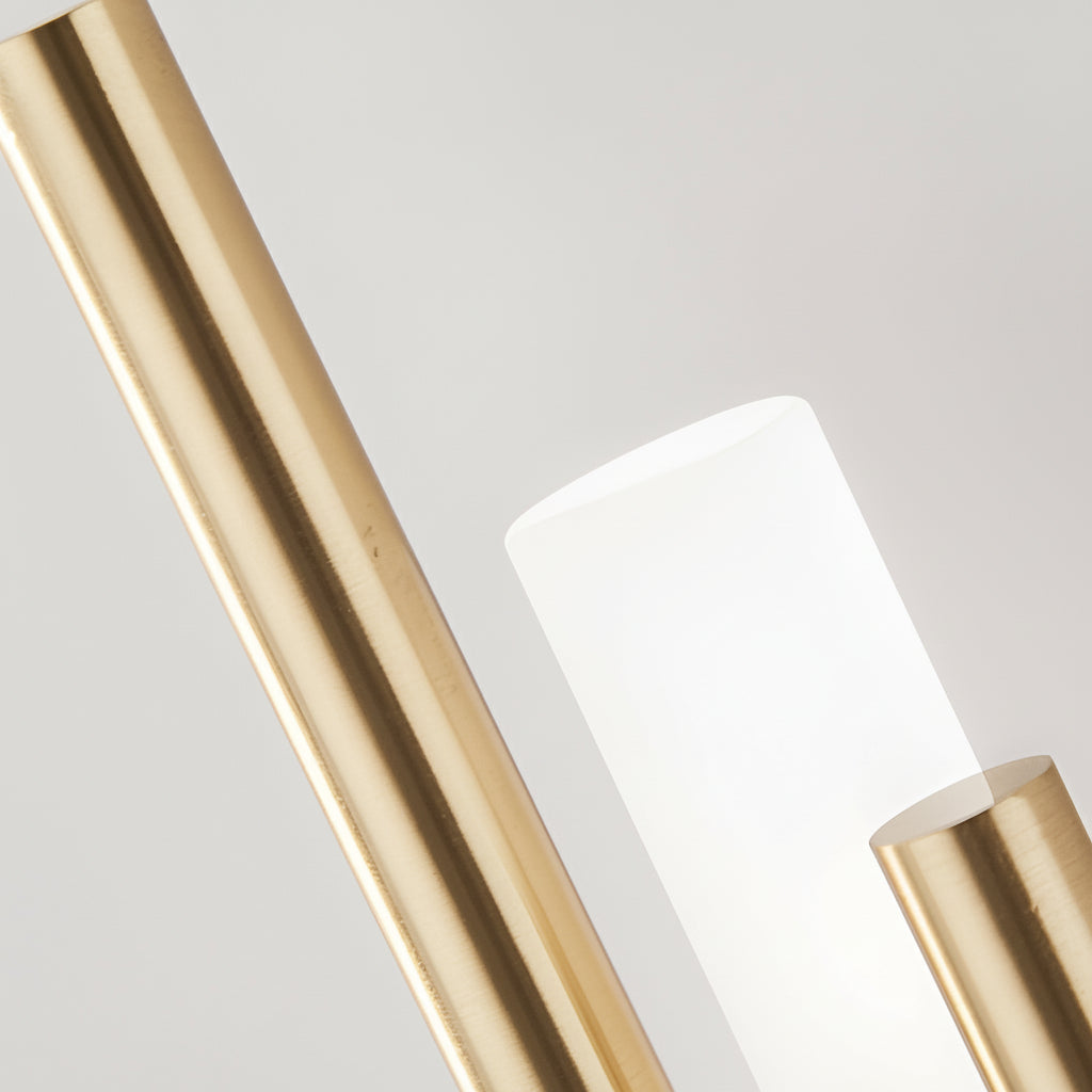 Postmodern Copper Wall Sconce - Up/Down LED Art Decor Light - 2-Light/4-Light - 3000K | Kalsten