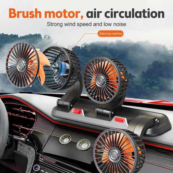 Adjustable 3-Head Electric Fan | Kalsten