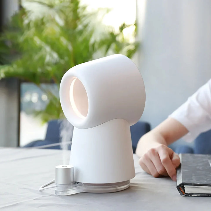Bladeless USB Humidifier Fan with LED Night Light | Kalsten