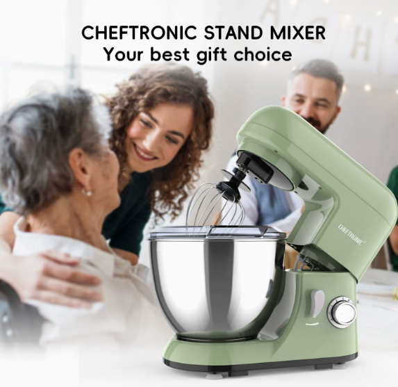 Kalsten | Powerful 6-Speed Stand Mixer with 5.3Qt Stainless Steel Bowl and Versatile Attachments