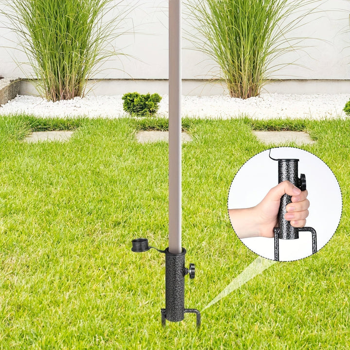 Kalsten | Adjustable Umbrella Stand Stabello | For Ø 2.8–3.2 cm Umbrella Poles | Anti-Slip & Portable | Sturdy Steel Construction