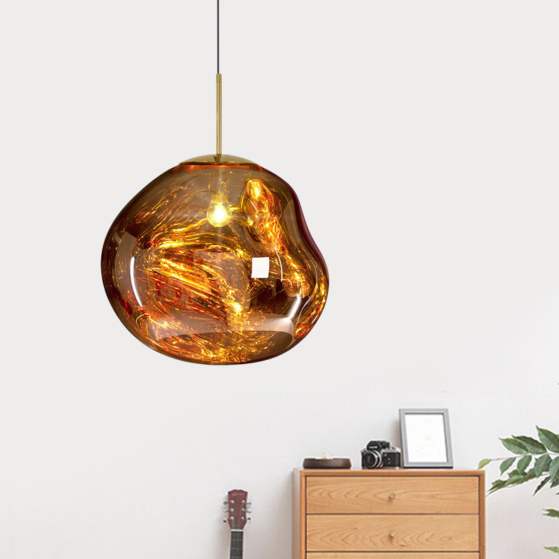 Modern Glass Ceiling Lamp - LunaLux | Kalsten