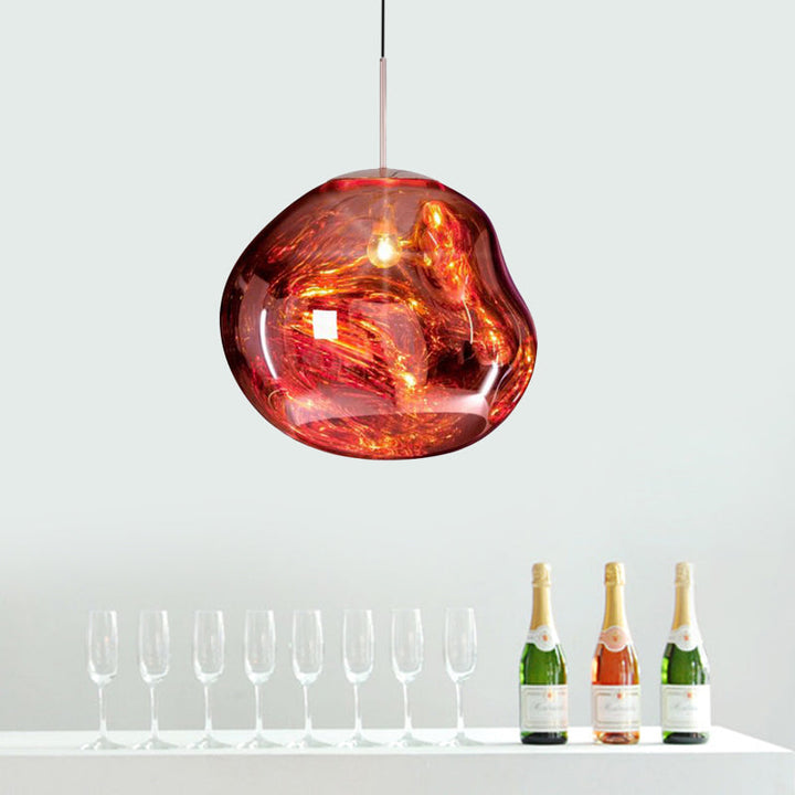 Modern Glass Ceiling Lamp - LunaLux | Kalsten