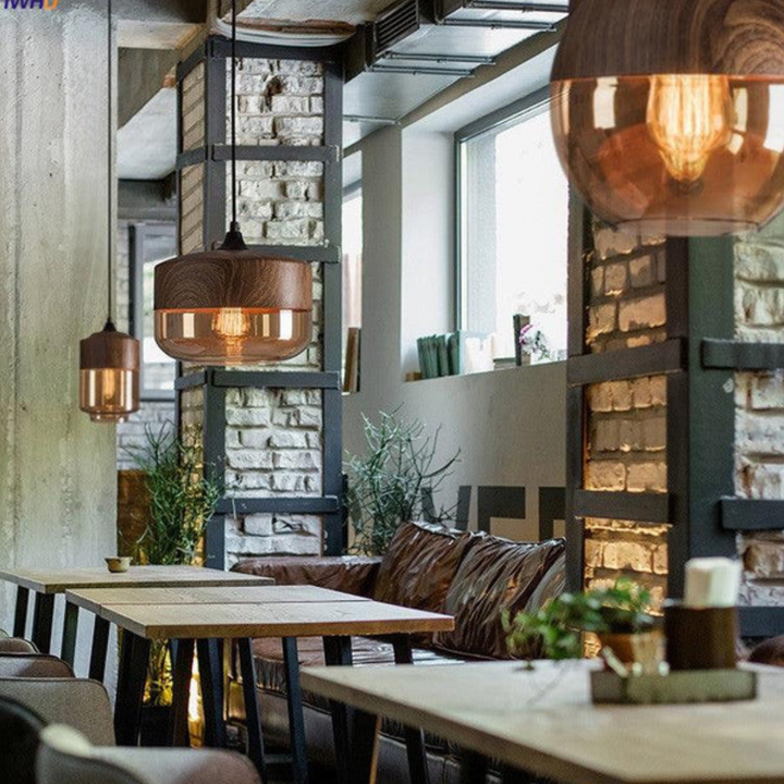 Stylish Scandinavian Wooden Ceiling Lamp - NordLuna | Kalsten