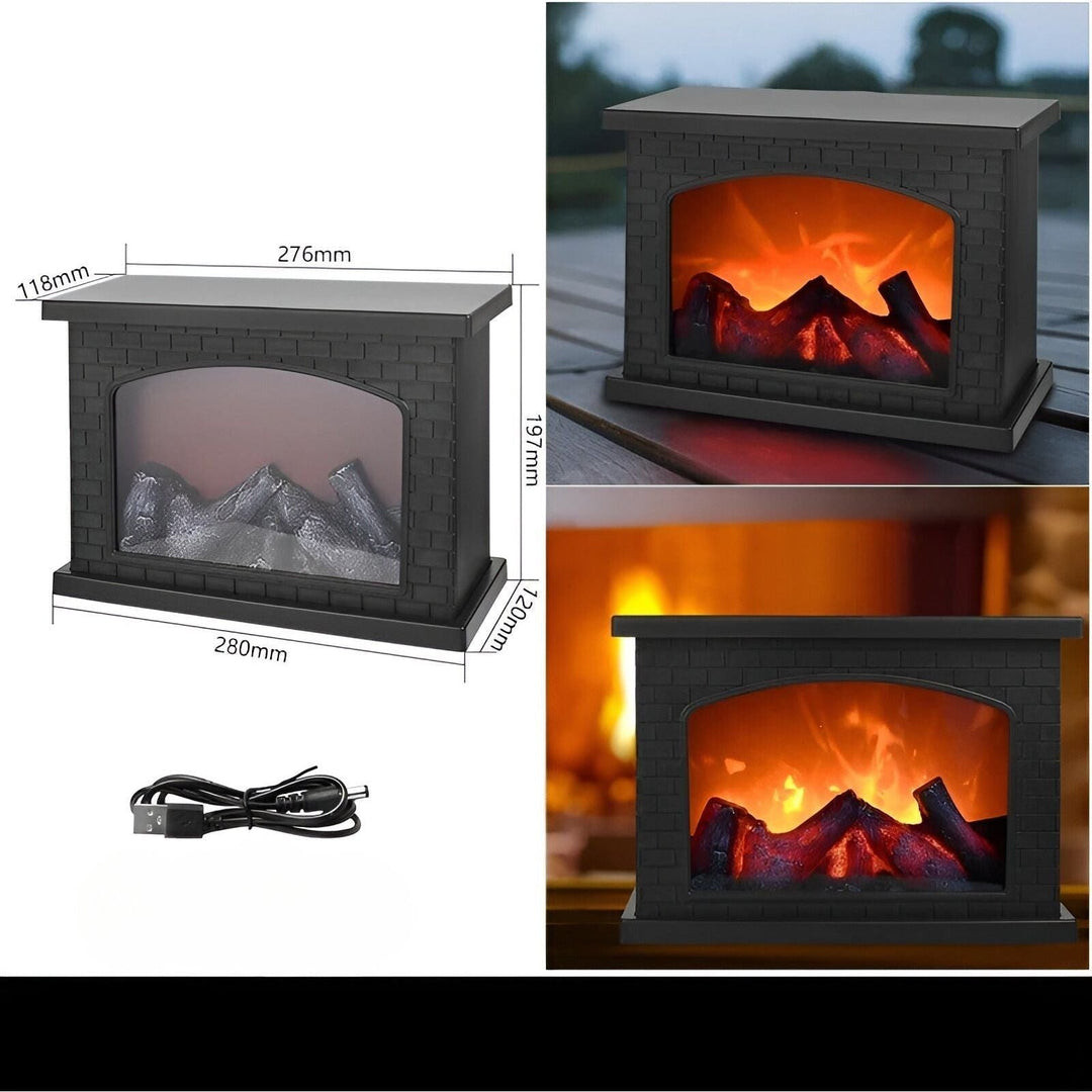 RadiantFlame LED Lantern – Realistic Flame Table Lamp for Cosy Ambient Lighting | Kalsten