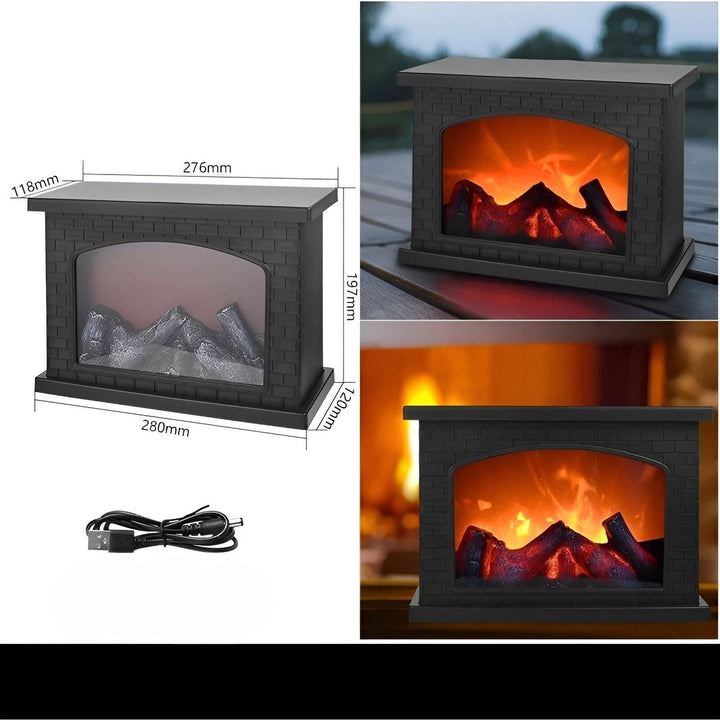 RadiantFlame LED Lantern – Realistic Flame Table Lamp for Cosy Ambient Lighting | Kalsten