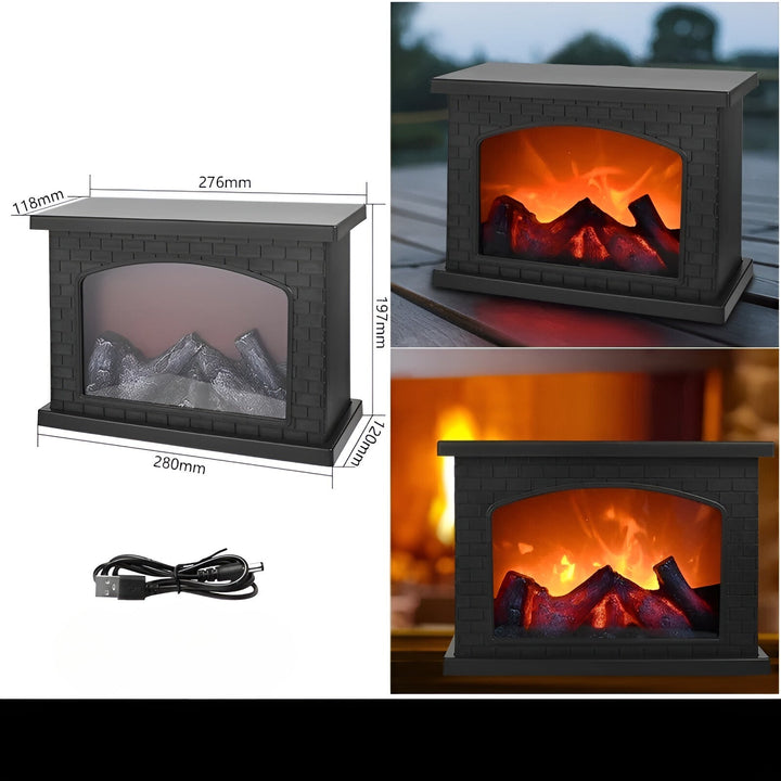 RadiantGlow Flame Lamp - Bring Warmth and Atmosphere to your Home | Kalsten