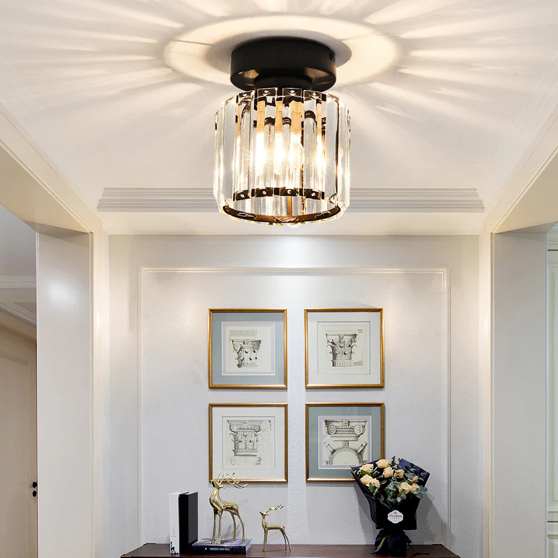 Modern Crystal Ceiling Lamp - CrystalGlow | Kalsten