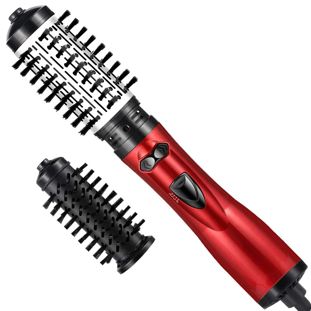 Skanto | 3-in-1 Rotating Hair Dryer and Styler with Adjustable Temperature for Effortless Curls and Waves