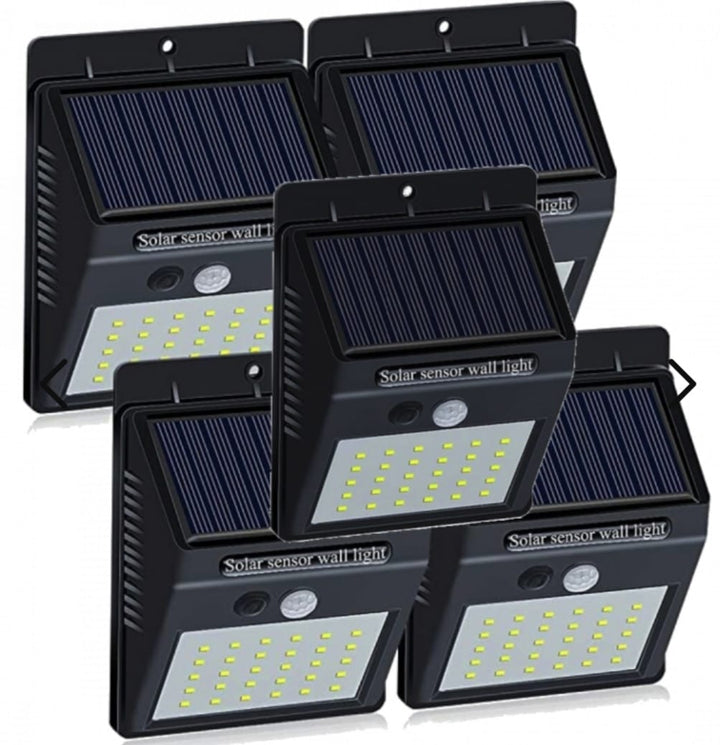 Set of 5 Solar LED Outdoor Lights – LumaPath | Kalsten