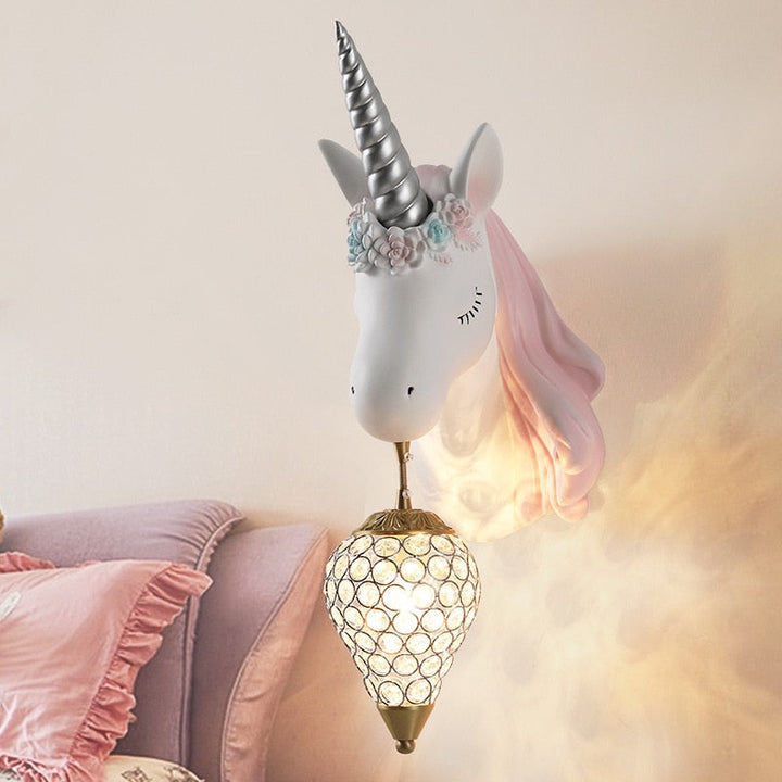 Kalsten | Magical Unicorn Wall Lamp for Children – Playful & Warm Light