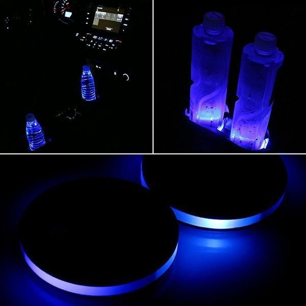 Kalsten | Solar Powered LED Car Cup Holder Lights (2-Pack)