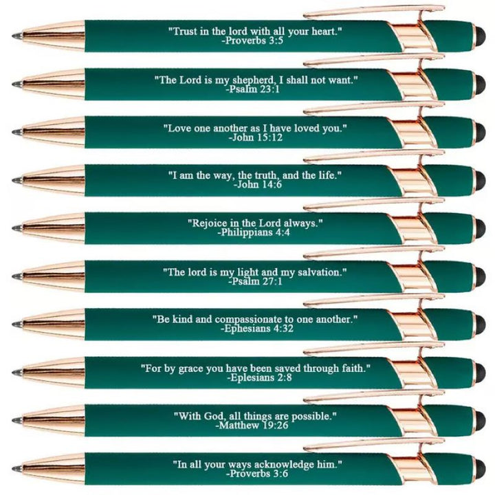 Kalsten | ️Premium Comfort Bible Verse Pens – 10 pcs