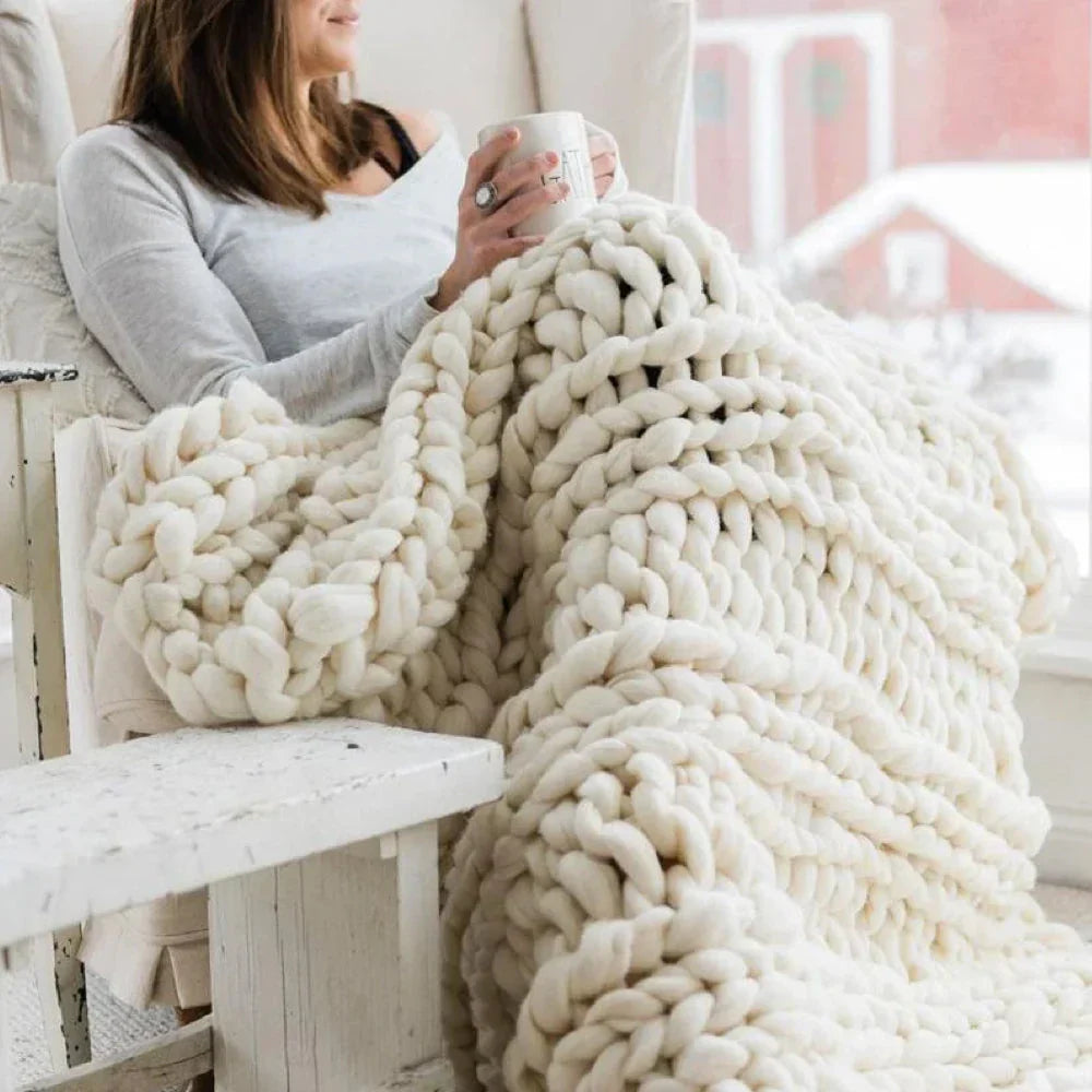 Kalsten | DIY Chunky XL 1000 gram Yarn for Soft Blankets