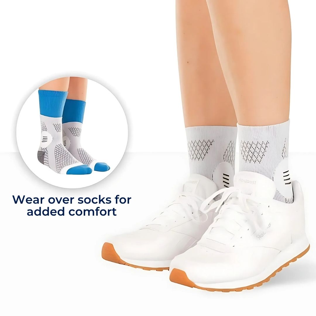 Neurowear | Compression socks for Neuropathy – Graduated 20–31 mmHg – Breathable toeless design – All-day relief for swollen feet Karnz