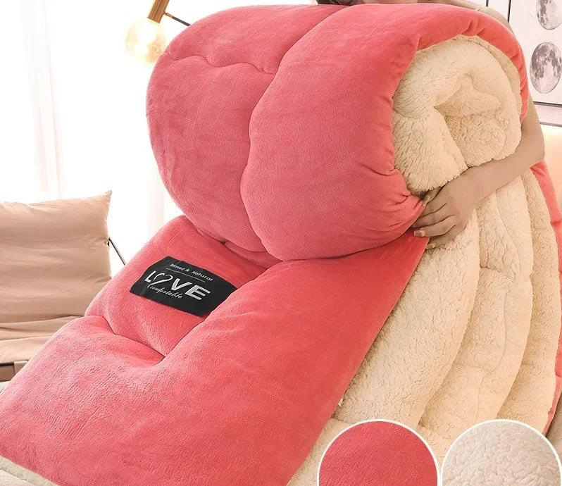 Skanto | Premium Double-Layer Fleece Winter Blanket | Extra Large, Breathable & Ideal for Cozy Evenings