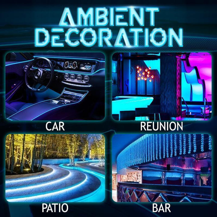4-in-1 Car Interior LED Ambient Light