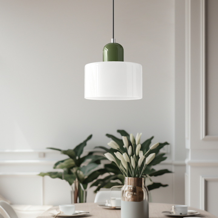 Modern Bauhaus Fresh Glass Pendant Light For Kitchen Island | Kalsten