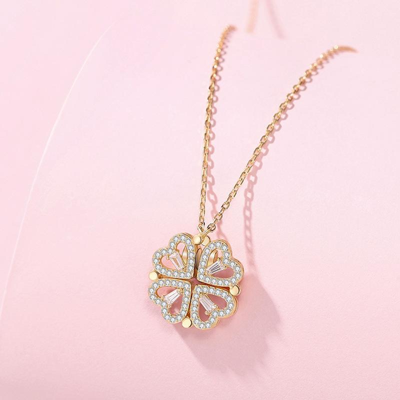 Hollow Four-Leaf Clover Necklace | Kalsten