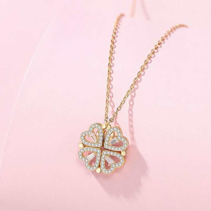 Hollow Four-Leaf Clover Necklace | Kalsten