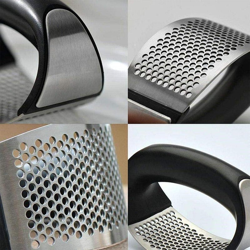 Manual stainless steel garlic press | Kalsten