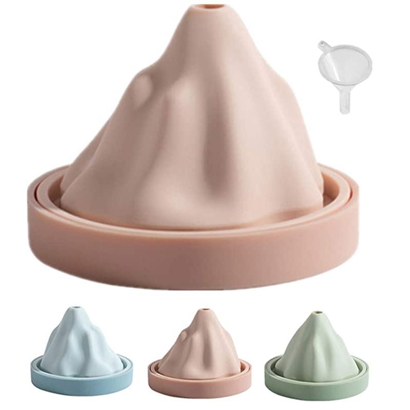 Reusable Silicone Snow Mountain Iceberg Ice Cube Mold with Lid | Kalsten