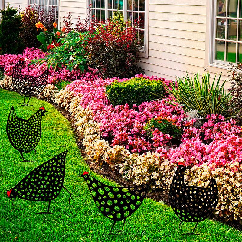 Kalsten | Simulated Chicken Ornament for the Garden