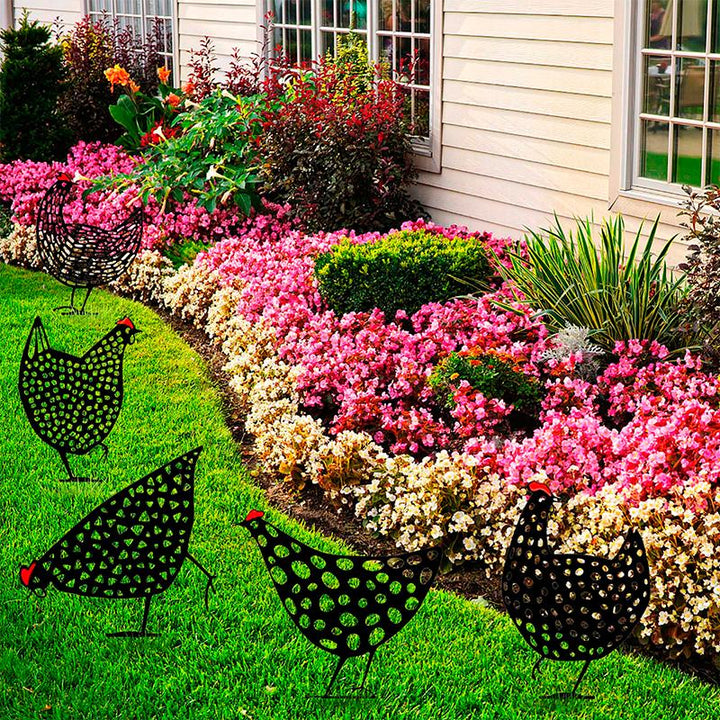 Kalsten | Simulated Chicken Ornament for the Garden