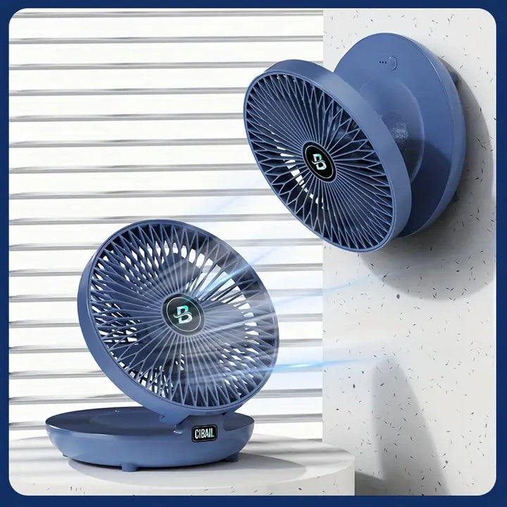 Portable Wall Fan | Multifunctional, USB Rechargeable & Whisper Quiet for Home, Office & Outdoor Use | Kalsten