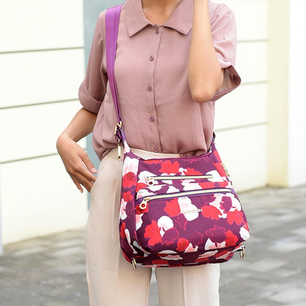 Bag with double zippers, backpack, handbag and crossbody bag | Kalsten