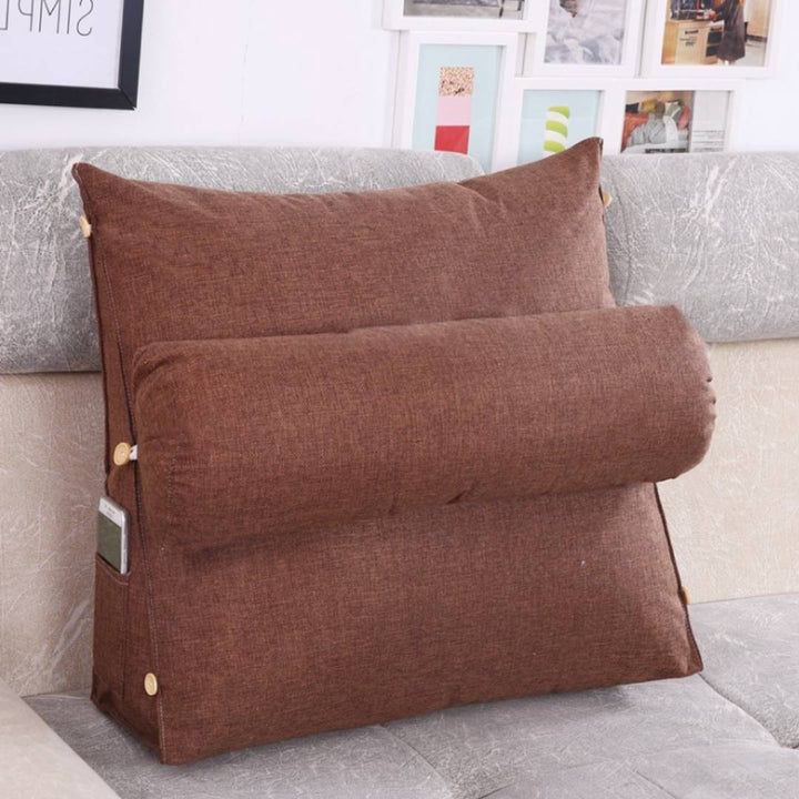 LoungeEase | Backrest Pillow for Reading and TV - Lumbar Support Adjustable Bed Pillow - Comfort Posture - Versatile Use Pillow Kalsten