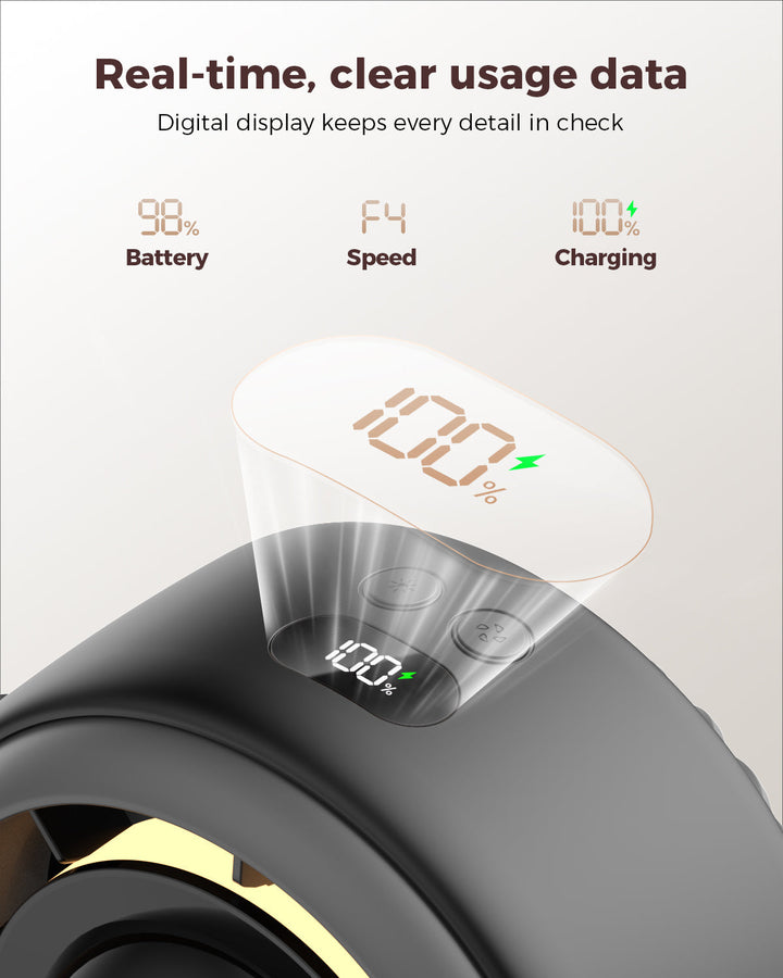 Baby Stroller Fan - 4000mAh Rechargeable 4-Speed | Kalsten