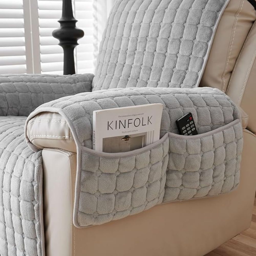 Kalsten | Snug Grid Recliner Cover