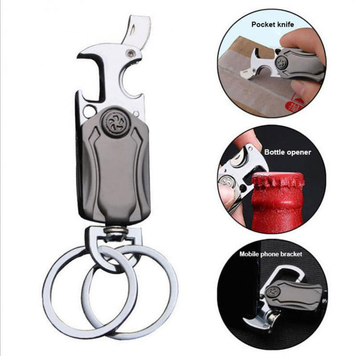 Multifunctional 360 Rotating Car Keychain | Kalsten