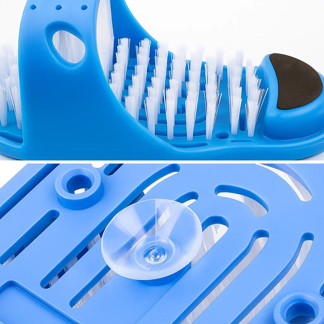 No-Bend Deep Clean Foot Massage – Suction-Cup Anti-Slip Design – Relieves Aches & Softens Skin Kalsten