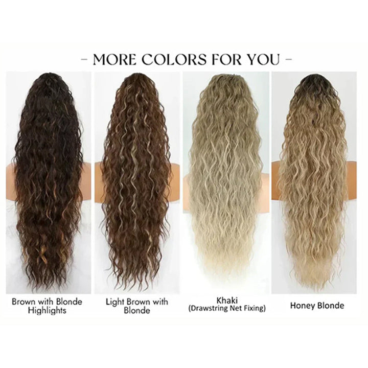 Kalsten | Water ripple ponytail wig