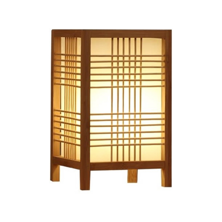 Japanese LED Table Lamp made of Bamboo | Kalsten