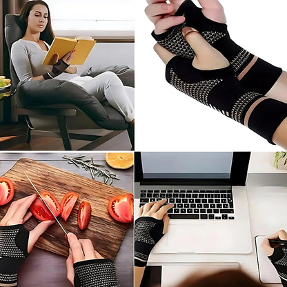 Skanto | FlexSupport Wrist Brace with Heat Pad for Back Pain – Breathable Support for Injuries, Chronic Pain, and Post-Surgery Rehabilitation