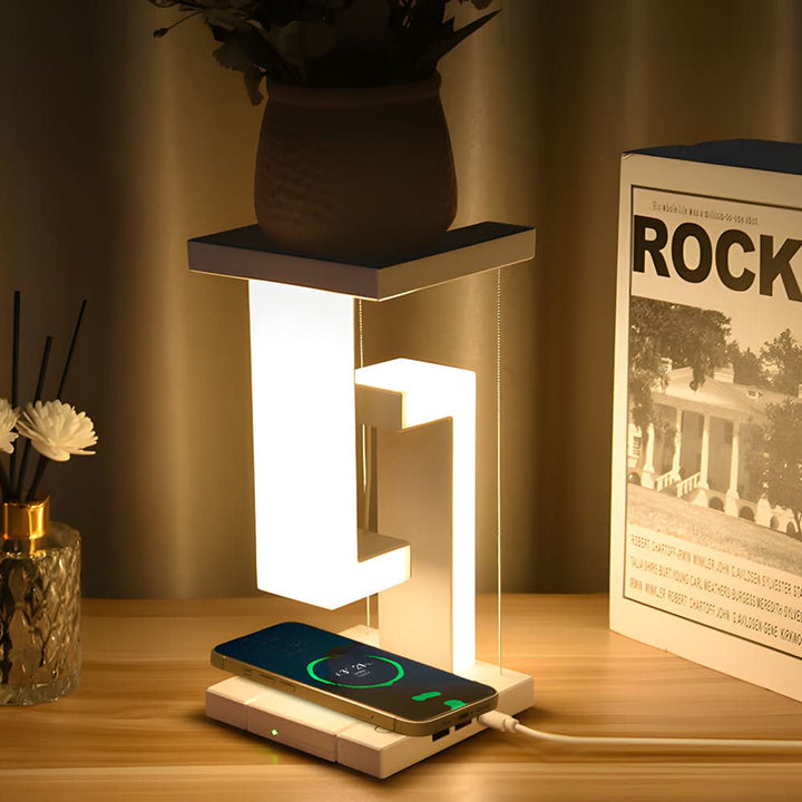 Levitating LED Table Lamp with Wireless Charging | Kalsten