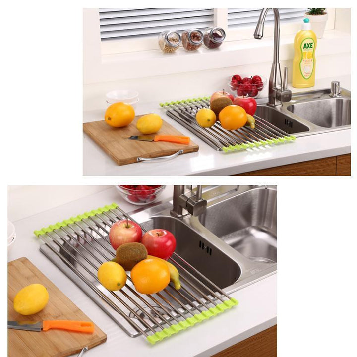 Roll-Up Stainless Steel Dish Dryer, Foldable | Kalsten