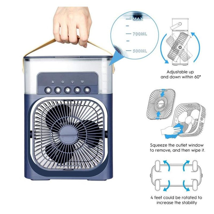 Spray Cooling Fan with Water Can | Kalsten