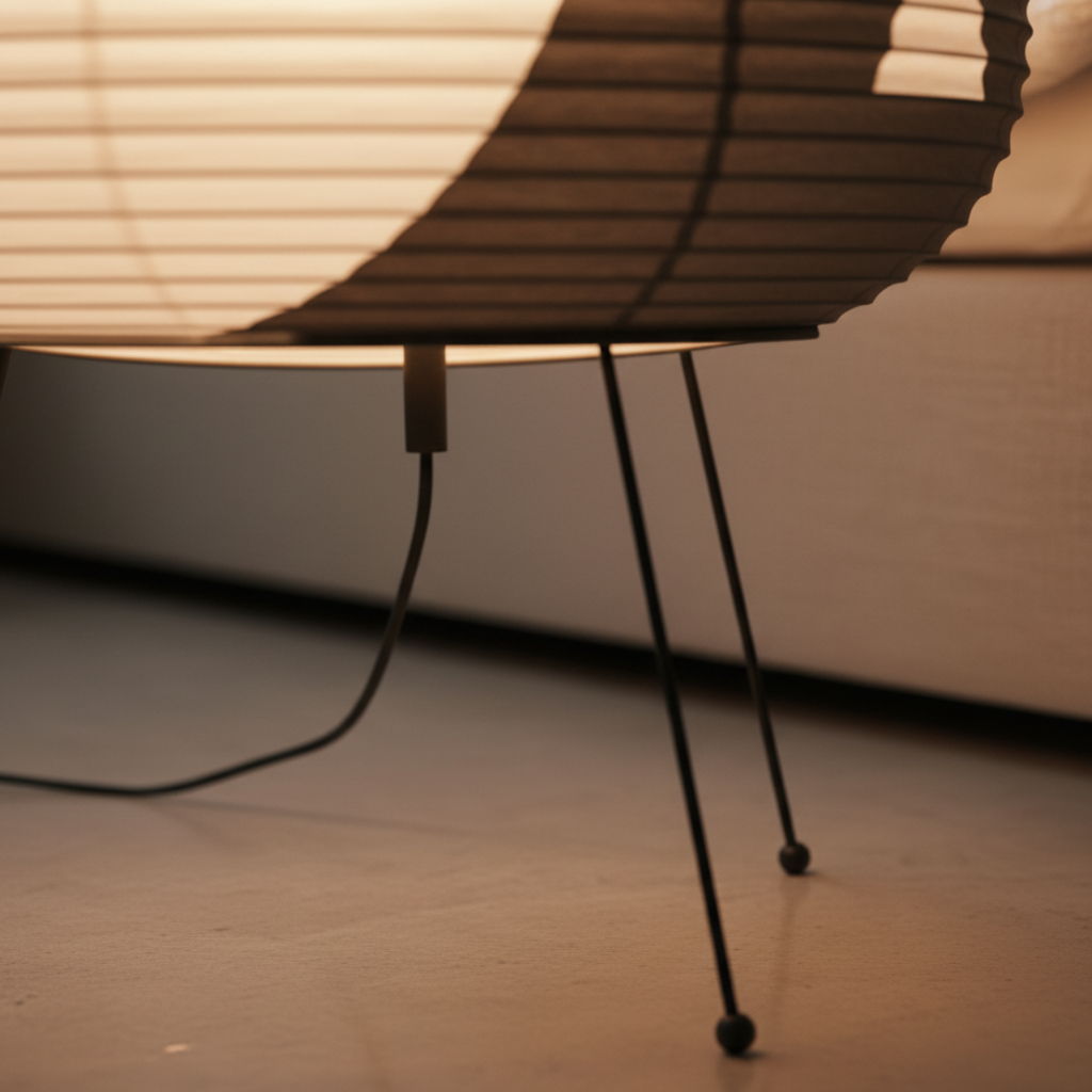 Yunari Haze Wabi-Sabi Rice Paper Lamp