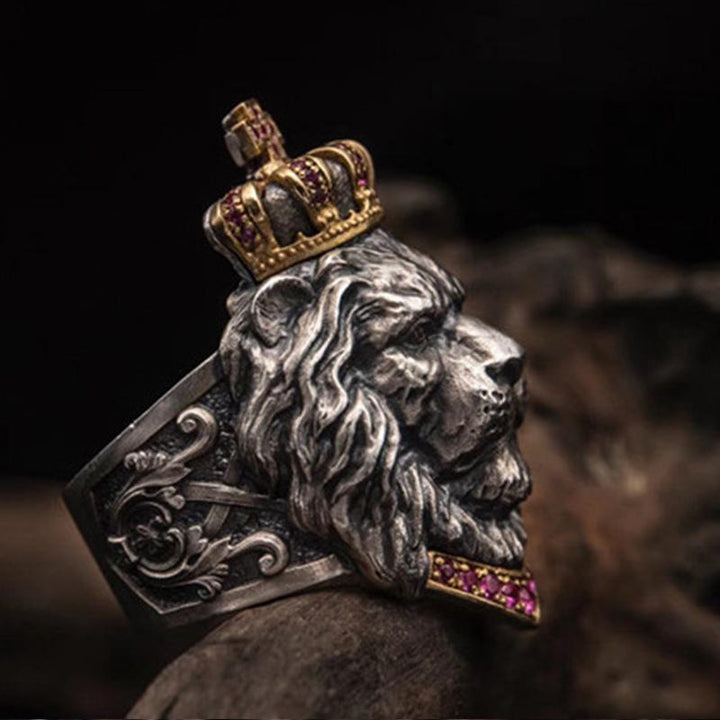 Retro Nordic Lion Shaped Ring | Kalsten