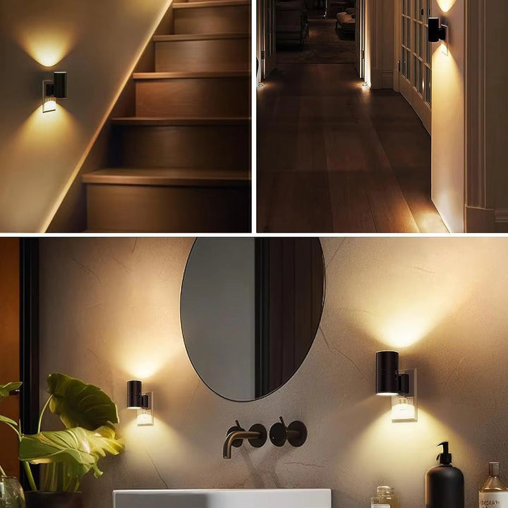 Plug-In Dimmable LED Night Light with Sensor