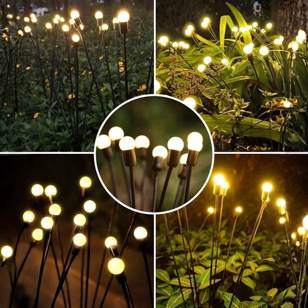 Solar Firefly Garden Lights, 120 Lumens