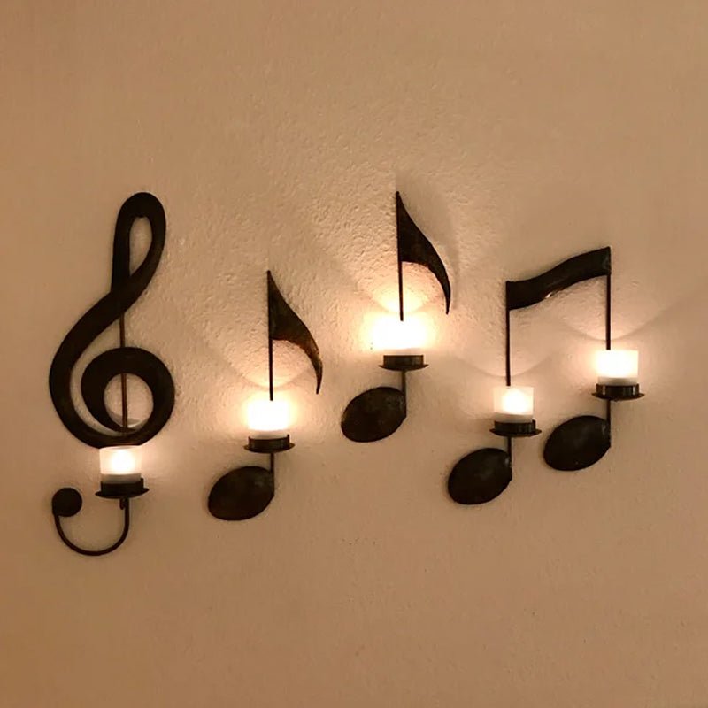 Elegant chandelier music note chic atmosphere | Kalsten