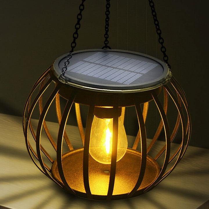 Solar Pumpkin Lantern Design LED Outdoor Hanging Decorative Light | Kalsten