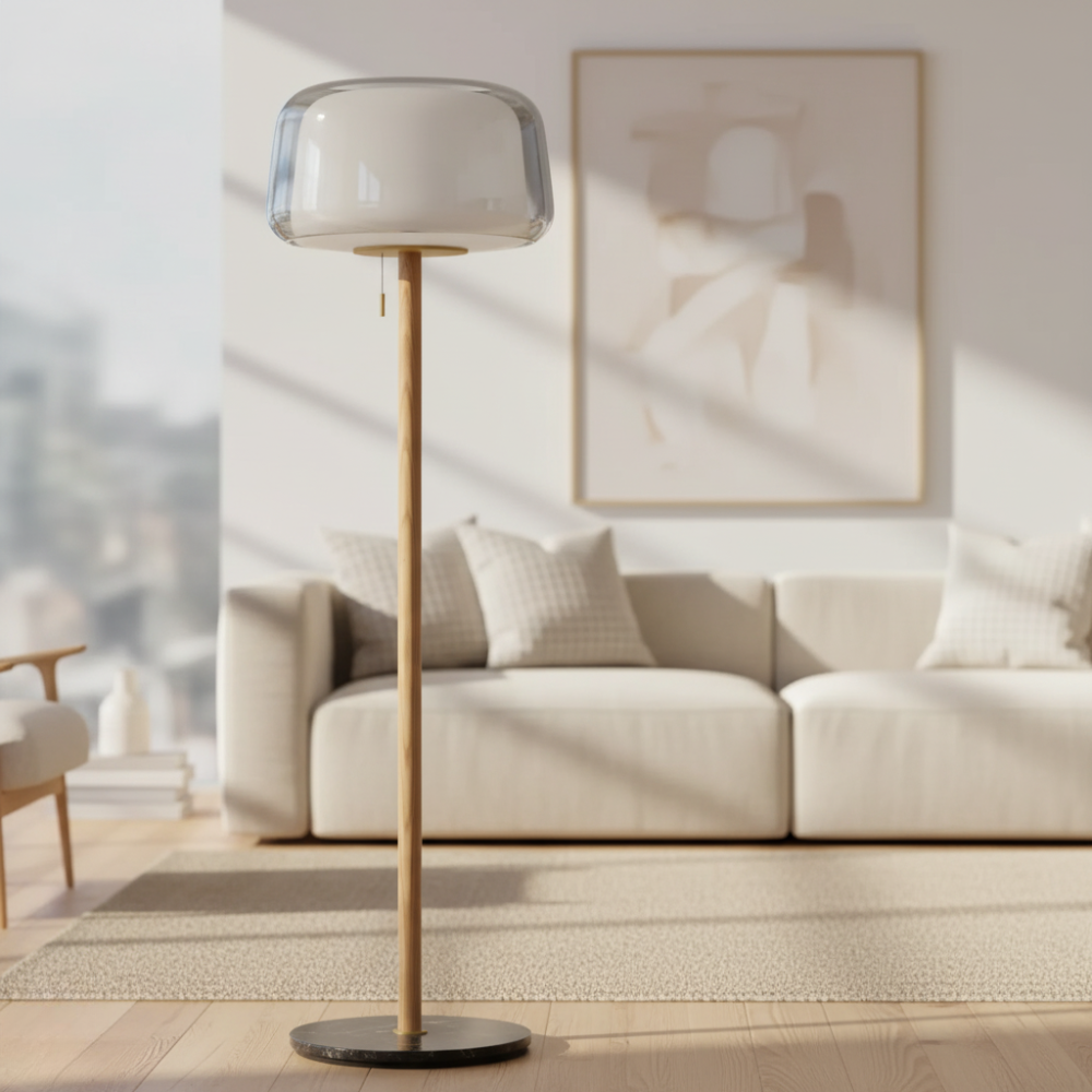Glasstique Glass Floor Lamp