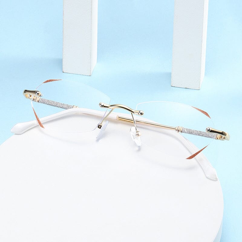Kalsten | Fashionable rimless anti-blue light reading glasses